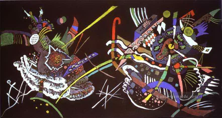Entwurf für Wandbild in der unjuried Kunstausstellung Wand b 1922 Wassily Kandinsky Ölgemälde
